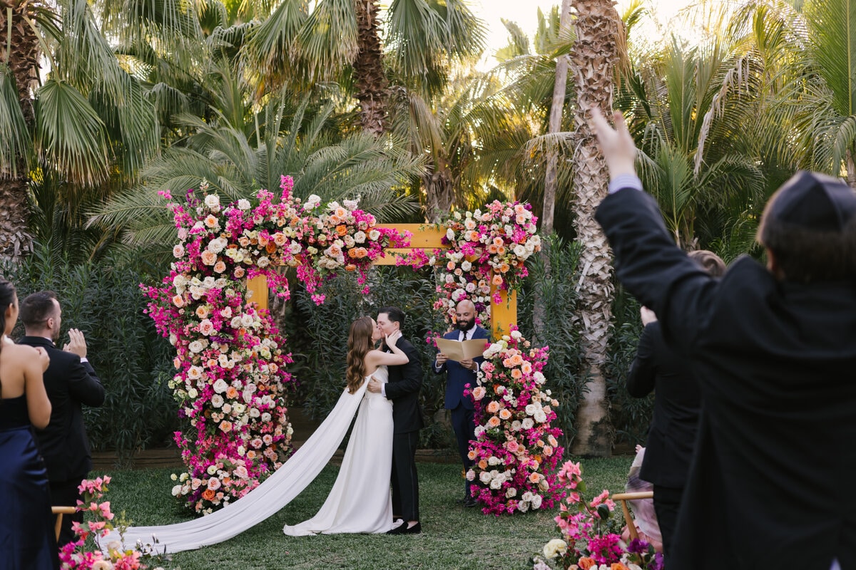 Beautiful wedding ceremony at acre resort by del cabo weddings 