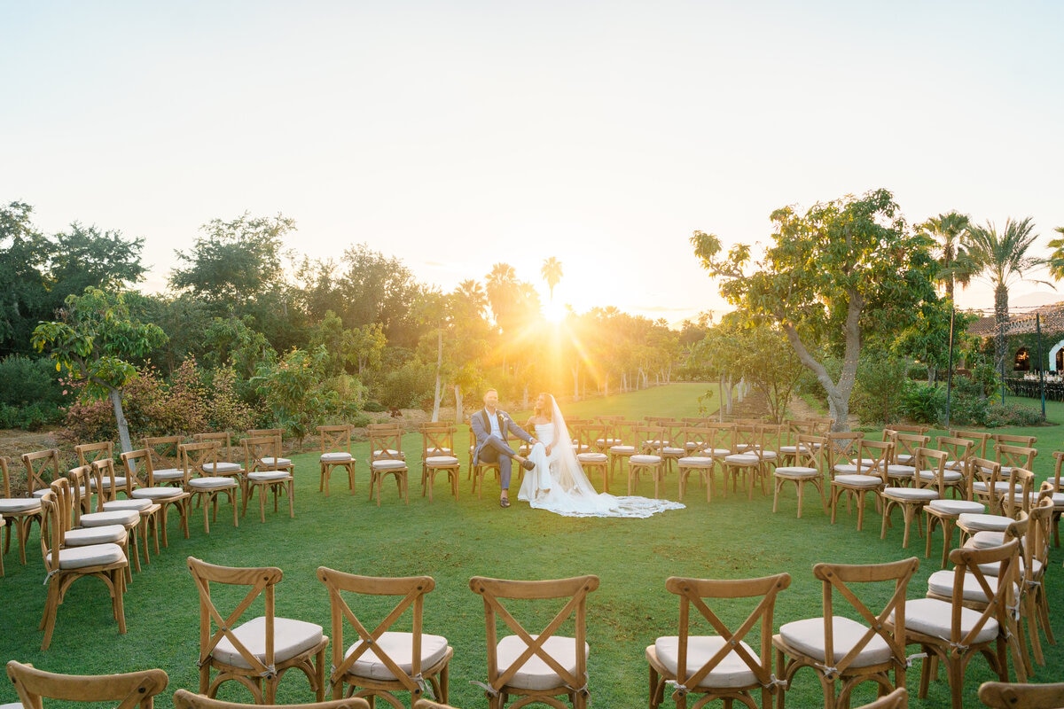 wedding ceremony at flora farms by wedding planner delcaboweddings